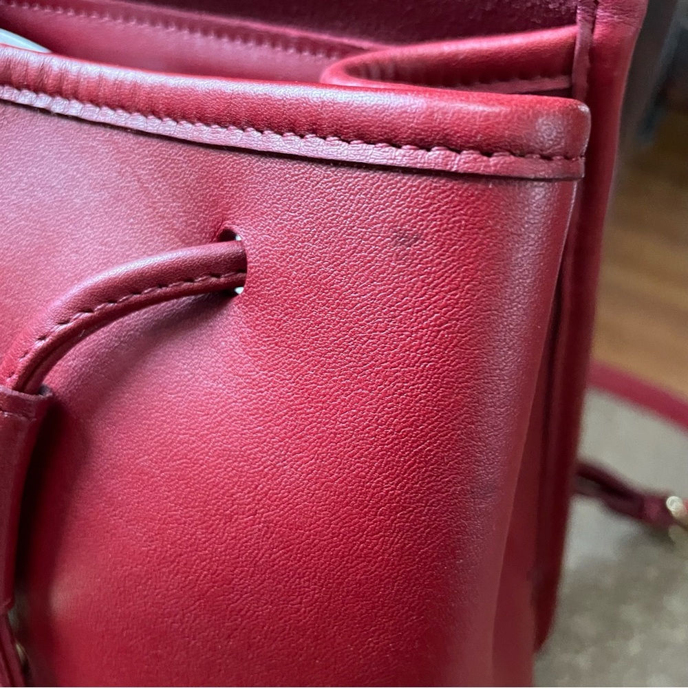 Vintage Coach #9960 Daypack in Red - Picture 13 of 16